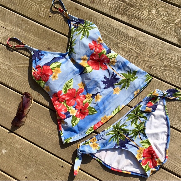 Jag Jeans Other - JAG TROPICAL TANKINI SWIM SUIT ADJUSTABLE STRAPS